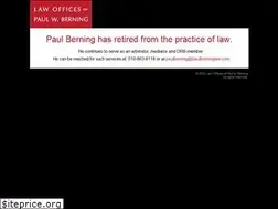 Sites similar to paulberninglaw.com