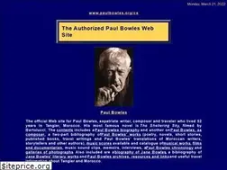 Sites similar to paulbowles.org