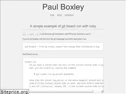 Sites similar to paulboxley.com