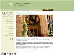 Sites similar to paulbrownlofts.com