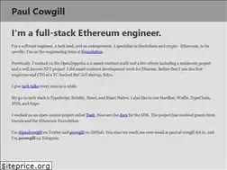 Sites similar to paulcowgill.com