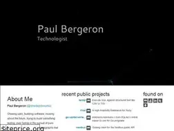 Sites similar to pauldbergeron.com