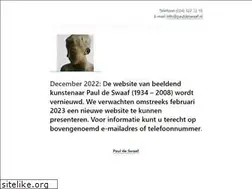 Sites similar to pauldeswaaf.nl