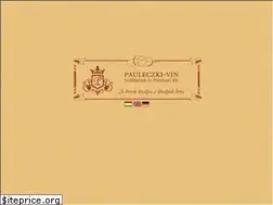 Sites similar to pauleczki-vin.hu