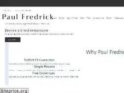Sites similar to paulfredrick.com