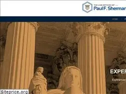 Sites similar to paulfsherman.com