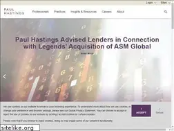Sites similar to paulhastingsllp.com