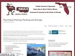 Sites similar to paulhauls.com