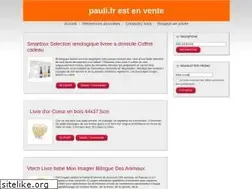 Sites similar to pauli.fr