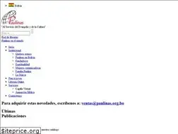Sites similar to paulinas.org.bo
