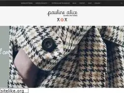 Sites similar to paulinealice.com