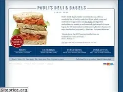 Sites similar to paulisdeliandbagels.com