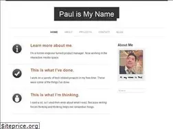 Sites similar to paulismyna.me
