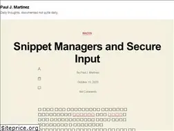 Sites similar to pauljmartinez.com