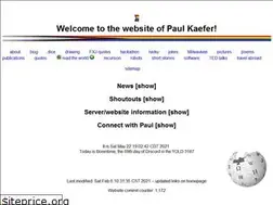 Sites similar to paulkaefer.com