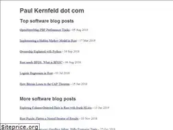 Sites similar to paulkernfeld.com