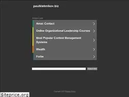 Sites similar to paulklebnikov.biz