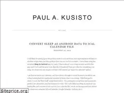Sites similar to paulkusisto.com
