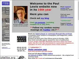 Sites similar to paullewis.co.uk