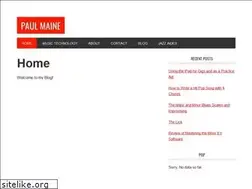 Sites similar to paulmaine.com