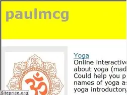 Sites similar to paulmcg.com