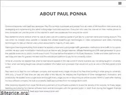 Sites similar to paulponna.com