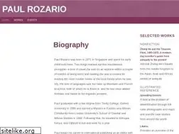 Sites similar to paulrozario.com
