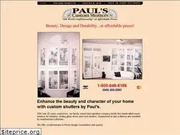 Sites similar to paulscustomshutters.com