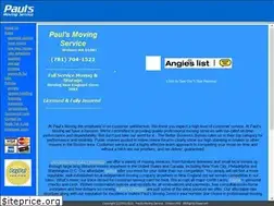 Sites similar to paulsmoving.com