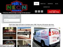 Sites similar to paulsneonsignslv.com
