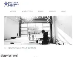 Sites similar to paulsonfontainepress.com