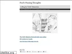 Sites similar to paulspassingthoughts.com