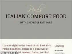 Sites similar to paulsspaghetti.com