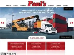 Sites similar to paulstransport.com