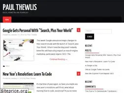 Sites similar to paulthewlis.com