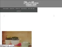 Sites similar to paulthomasfuneralhomes.com