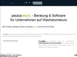 Sites similar to paulusresult.de