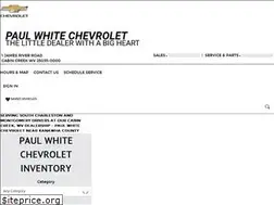 Sites similar to paulwhitechevy.com