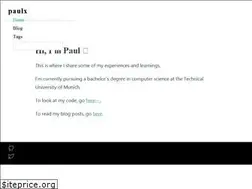 Sites similar to paulx.dev