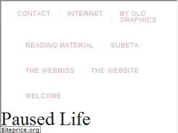 Sites similar to pausedlife.com