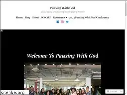 Sites similar to pausingwithgod.com