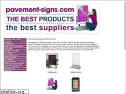 Sites similar to pavement-signs.com