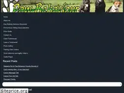 Sites similar to paw-behaviour.co.uk