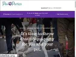 Sites similar to paw-parties.com