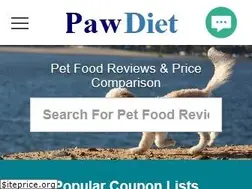 Sites similar to pawdiet.com