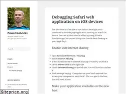 Sites similar to pawelgoscicki.com