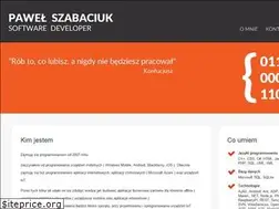 Sites similar to pawelszabaciuk.pl