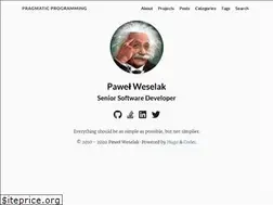 Sites similar to pawelweselak.com