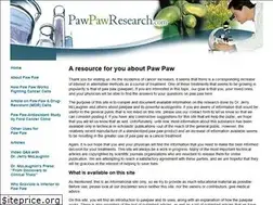Sites similar to pawpawresearch.com