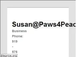 Sites similar to paws4peacenc.com